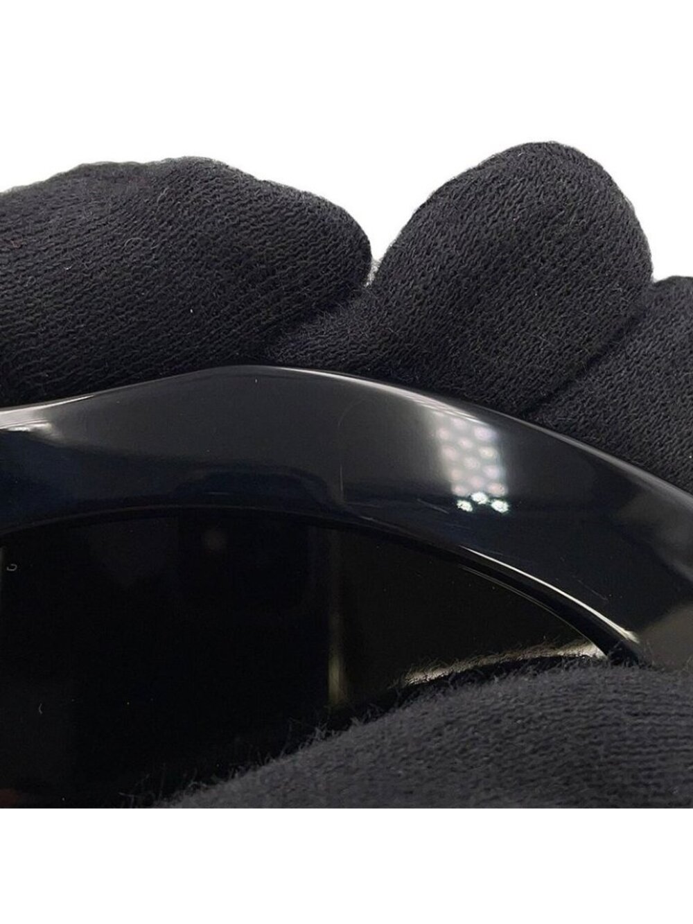 Balenciaga Sunglasses Hourglass Round Eyewear Black - Picture 4 of 9